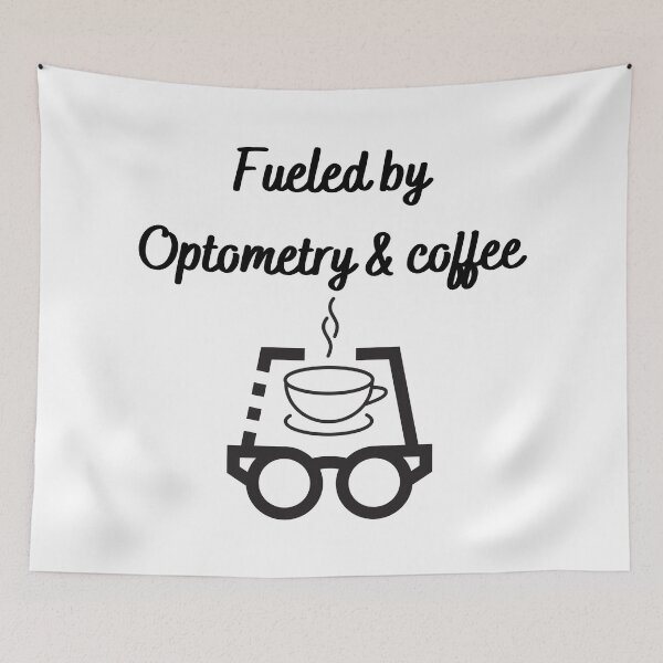 Item preview, Fueled by Optometry and coffee Funny T-shirt men gift women gift designed and sold by InnovantDesigns.