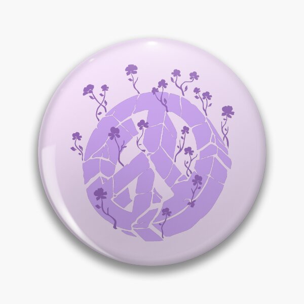 Item preview, Overgrown Ruined Peace Symbol Purple designed and sold by everything4eva.