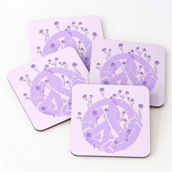 Item preview, Overgrown Ruined Peace Symbol Purple designed and sold by everything4eva.