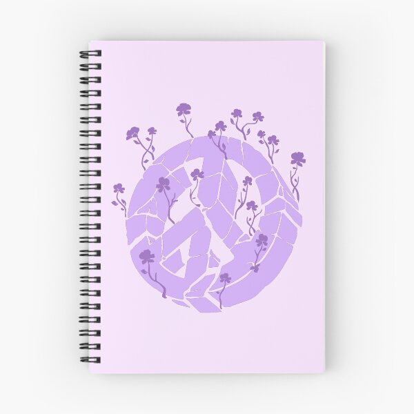 Item preview, Overgrown Ruined Peace Symbol Purple designed and sold by everything4eva.