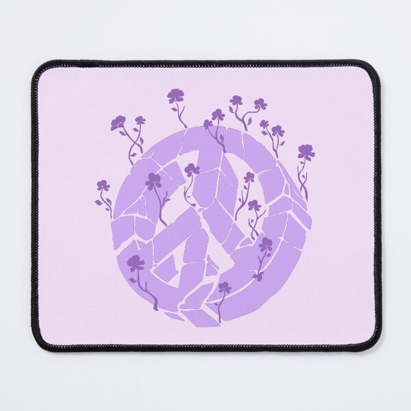 Item preview, Overgrown Ruined Peace Symbol Purple designed and sold by everything4eva.