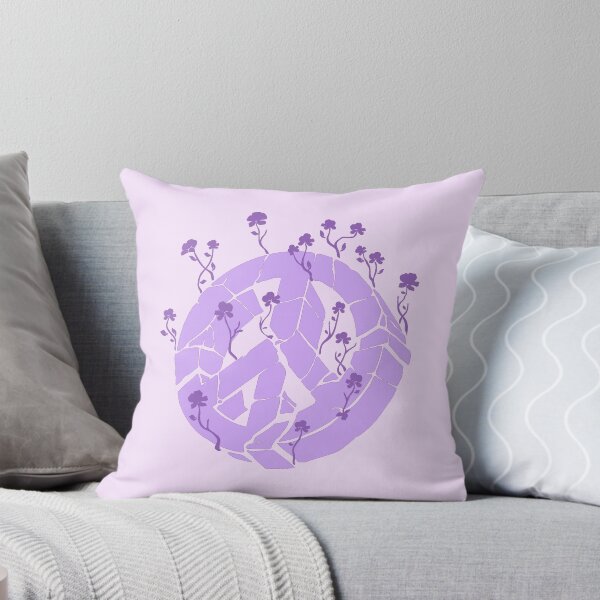 Item preview, Overgrown Ruined Peace Symbol Purple designed and sold by everything4eva.