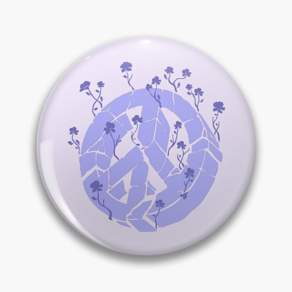 Item preview, Overgrown Ruined Peace Symbol Purple designed and sold by everything4eva.