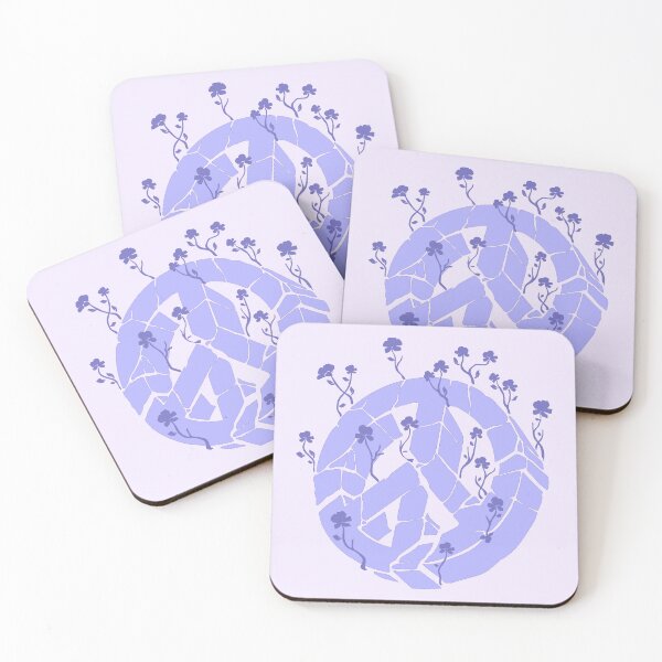 Item preview, Overgrown Ruined Peace Symbol Purple designed and sold by everything4eva.