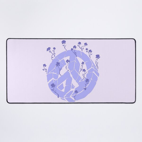 Item preview, Overgrown Ruined Peace Symbol Purple designed and sold by everything4eva.
