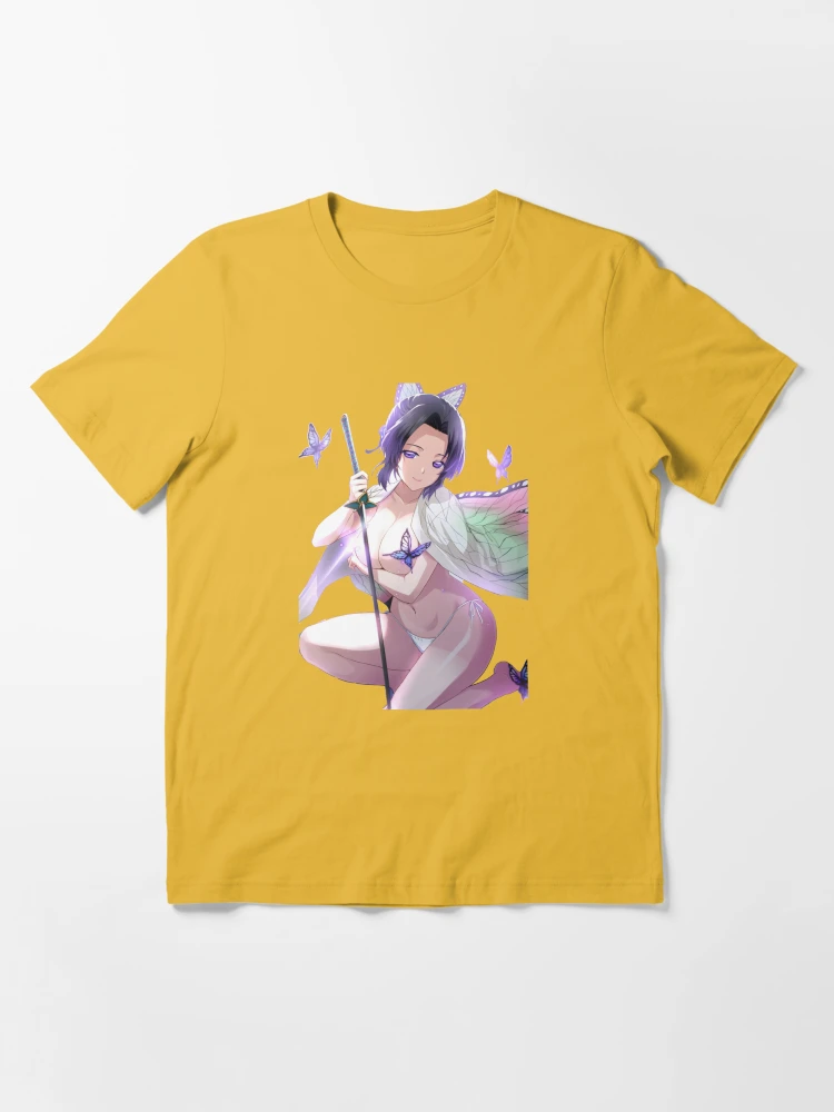 Hot Anime Demon Slayer Cosplay Kochou Shinobu Tsuyuri Kanawo T-Shirt Kids T- Shirt