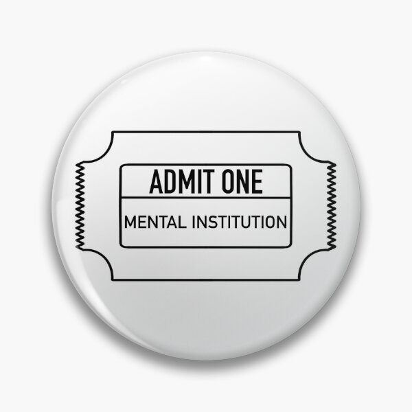 Item preview, ticket to mental institution designed and sold by ella-ruszkai.