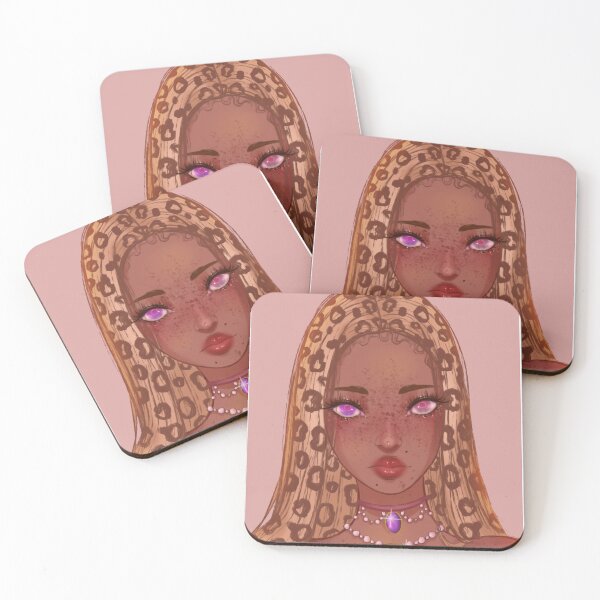 Item preview, Leopard Hair Girl designed and sold by tulipicetea.