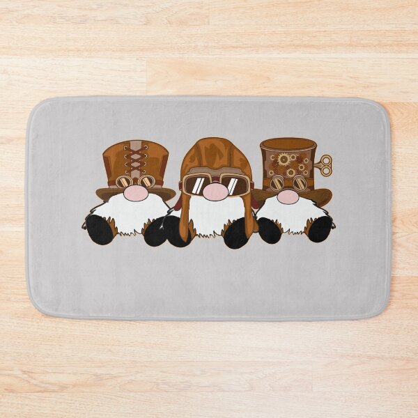Item preview, 3 Steampunk Nordic Gnomes Gears designed and sold by funnytshirtemp.