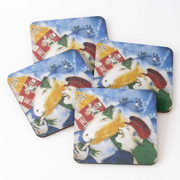 Item preview, Peasant life art of marc chagall classic poster  designed and sold by Golido.