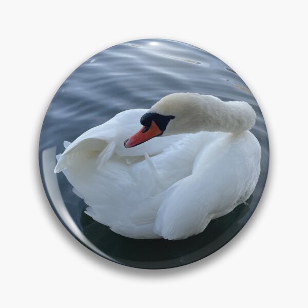 Item preview, Swan • Light Blue & Grey • I designed and sold by Mortinus.