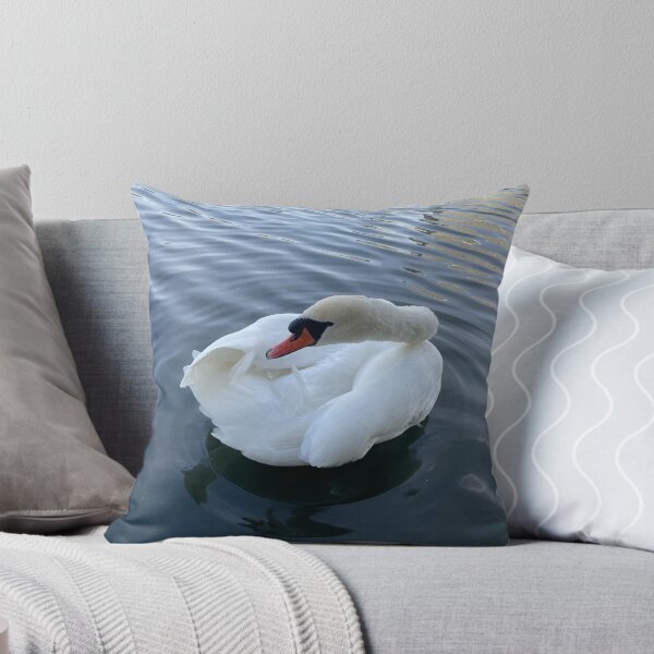 Item preview, Swan • Light Blue & Grey • I designed and sold by Mortinus.