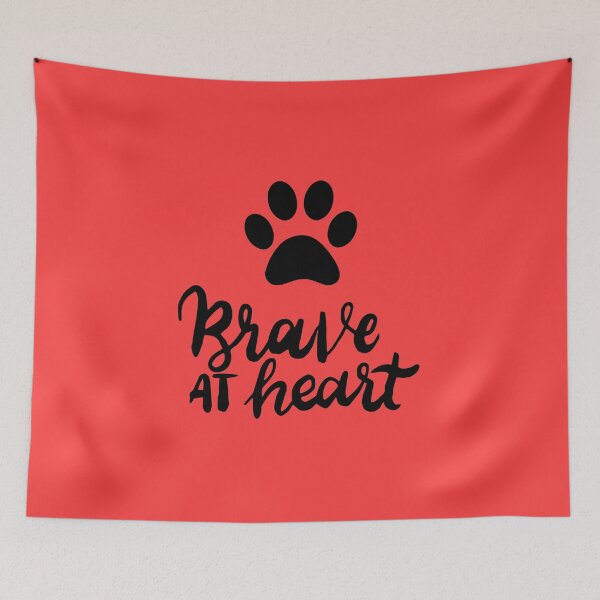 Item preview, Brave at heart - Cat Puns designed and sold by ZeeshanDesignz.