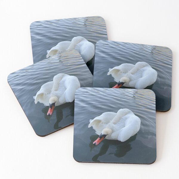 Item preview, Swan • Light Blue & Grey • II designed and sold by Mortinus.