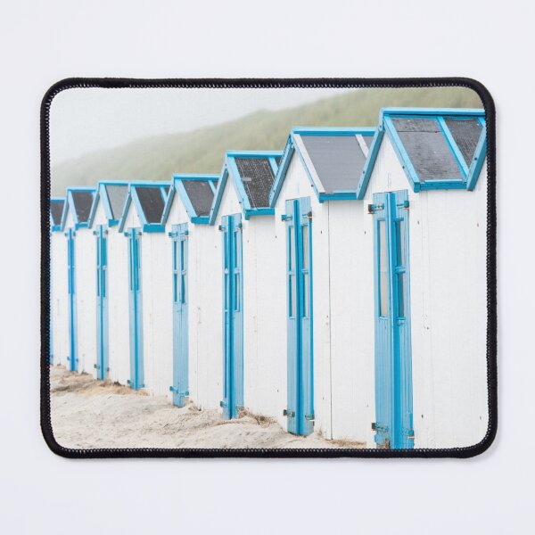 Beach cabins on Texel Island,The Netherlands Mouse Pad