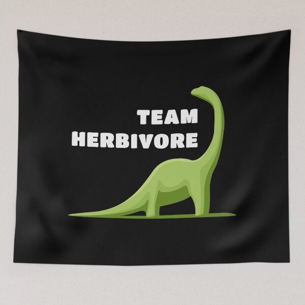 Item preview, Team Herbivore | Brontosaurus Dinosaur Long Neck | Black designed and sold by Teenker.