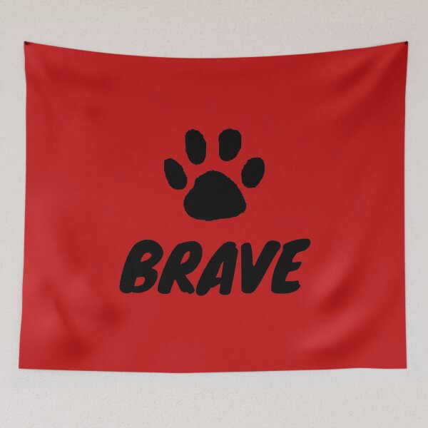 Item preview, Brave Paw- Cat Puns designed and sold by ZeeshanDesignz.
