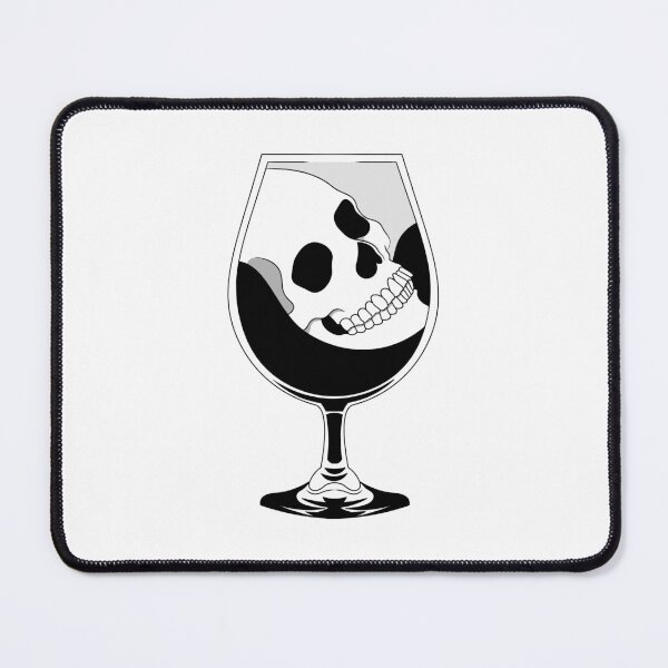 Item preview, Wine of Death | Wine till i die | wine de la muerte | Wine lover illustration designed and sold by ProdbyNiECO.