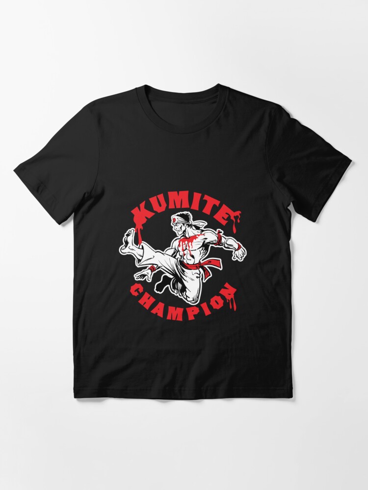 Kumite Ch&Ion Blood Sports Kung Fu Essential T-Shirt for Sale by McClenny Redbubble