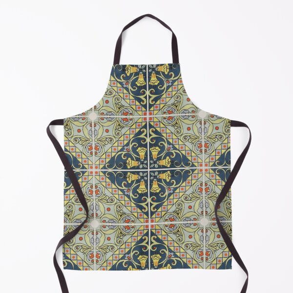 Item preview, decorative floral geometric ceramic pattern designed and sold by ErhanArt.