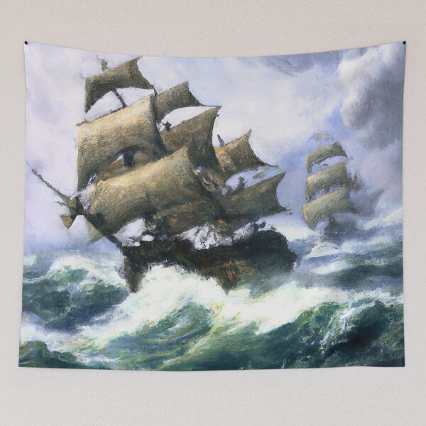 Item preview, Battle on the High Seas designed and sold by AM FineArtPrints.