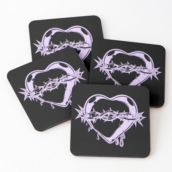 Aperçu de l'œuvre Heart Of Thorns Purple créée et vendue par everything4eva.