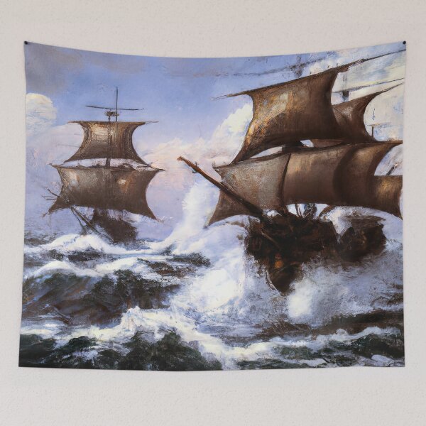 Item preview, Battle on the High Seas designed and sold by AM FineArtPrints.