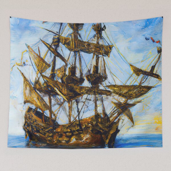 Item preview, Antiguo galeón español designed and sold by AM FineArtPrints.