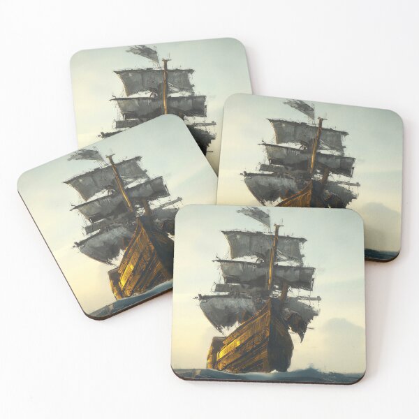 Item preview, Ancient Spanish Galleon designed and sold by AM FineArtPrints.