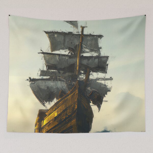 Item preview, Ancient Spanish Galleon designed and sold by AM FineArtPrints.
