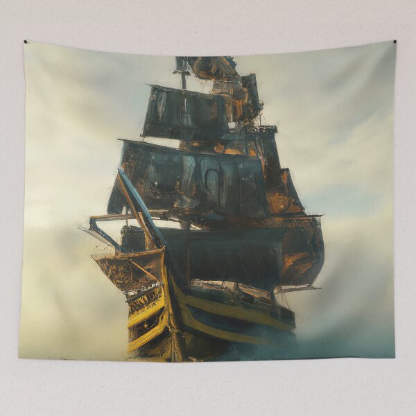Item preview, Ancient Spanish Galleon designed and sold by AM FineArtPrints.