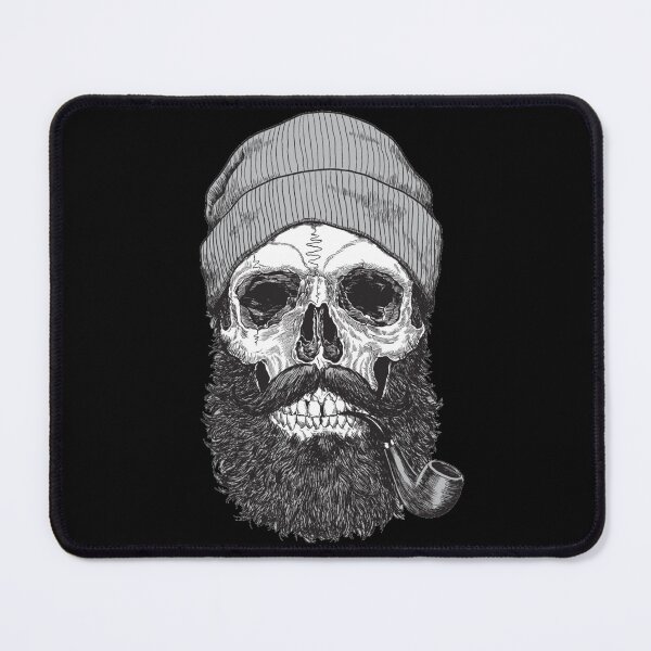 Item preview, Skull sailor with beard, whistle and cap designed and sold by Begander1987.