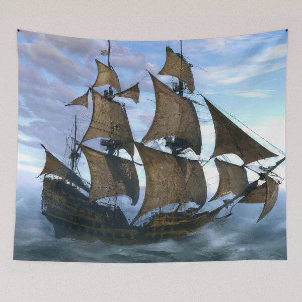 Item preview, Ancient Spanish Galleon designed and sold by AM FineArtPrints.
