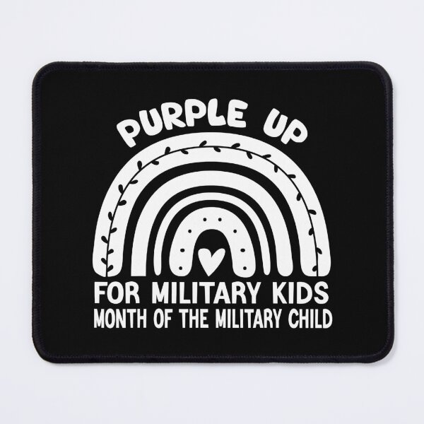 Item preview, Purple Up For Military Kids Month Of The Military Child designed and sold by HaaChris-Artis.