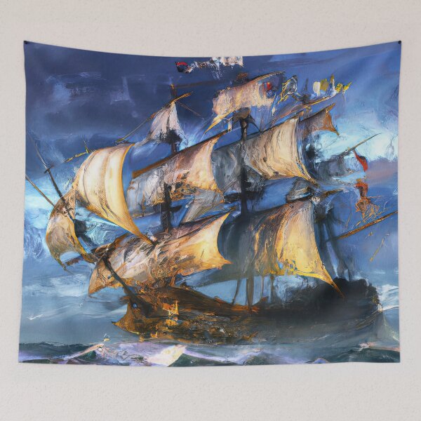 Item preview, Ancient Spanish Galleon designed and sold by AM FineArtPrints.