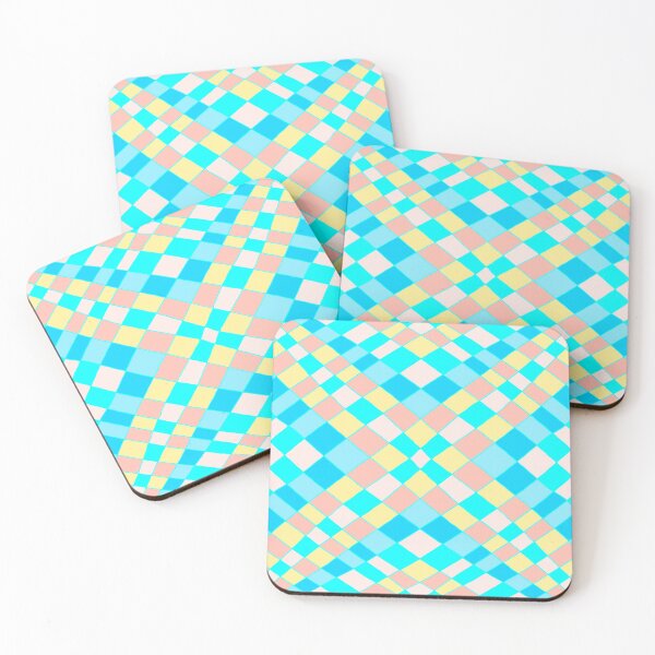 Item preview, cheerful checks pastel designed and sold by Chakraflowerdesign.