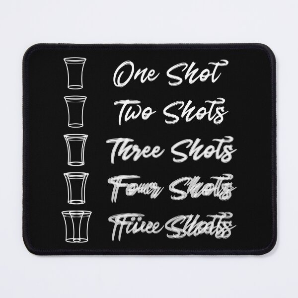 Item preview, Party Shot shot glasses 1-5 shots dark designed and sold by 7T-Designs.
