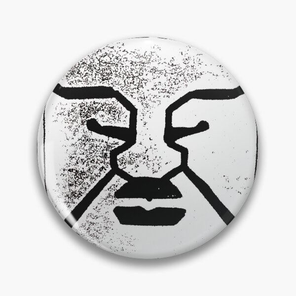 Item preview, G1 Windscreen Sticker Face (WHITE) designed and sold by DanGhileArt.