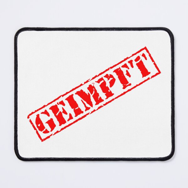 Item preview, Vaccinated retro vintage stamp immune vaccinate German version designed and sold by 7T-Designs.