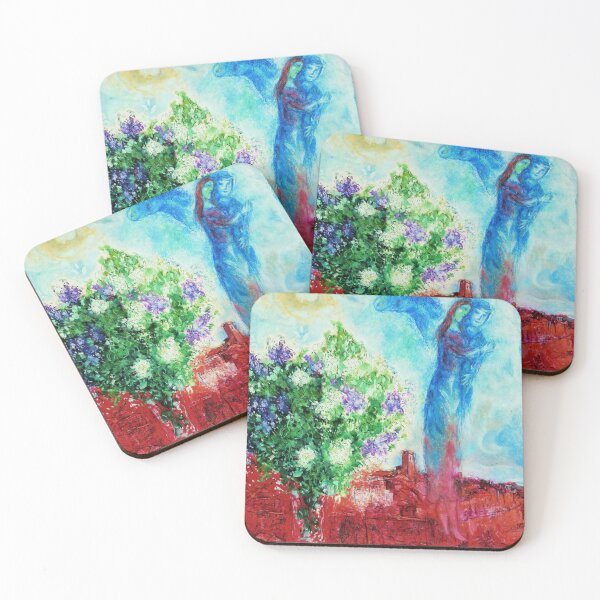 Item preview, Couple near the tree famous artwork of marc chagall  designed and sold by Golido.