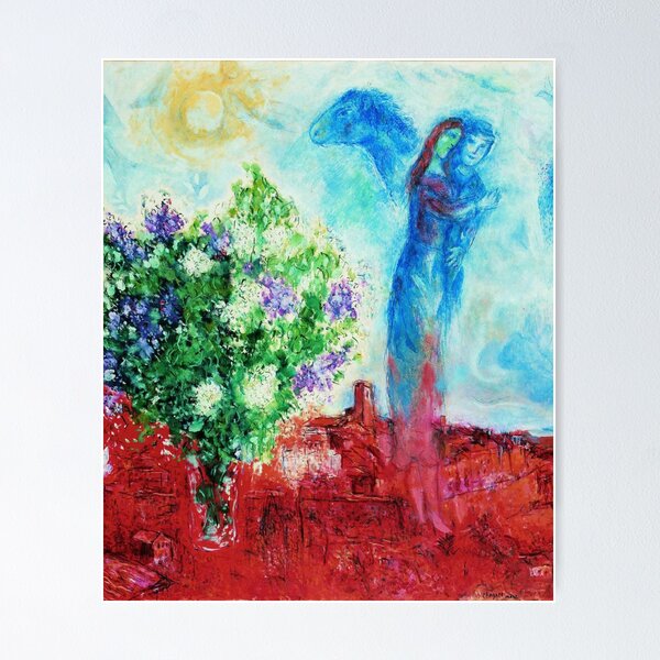 Item preview, Couple near the tree famous artwork of marc chagall  designed and sold by Golido.