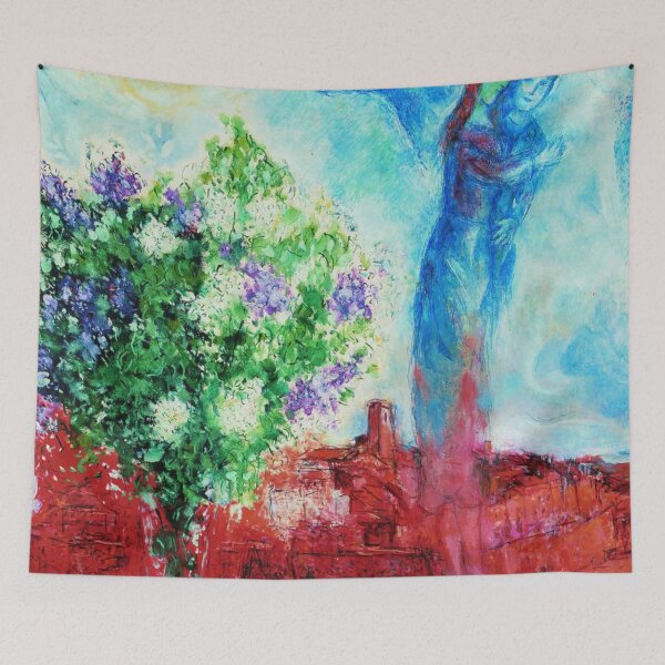 Artikelvorschau, Paar in der Nähe des Baumes berühmte Kunstwerk von Marc Chagall entworfen und verkauft von Golido.