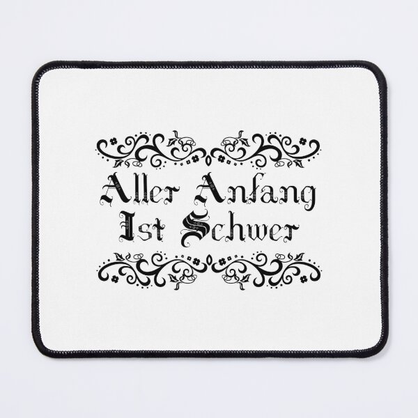 Artikelvorschau, Aller Anfang ist schwer - Aller Anfang ist schwer - Deutsche Sprüche entworfen und verkauft von JourneyCreative.