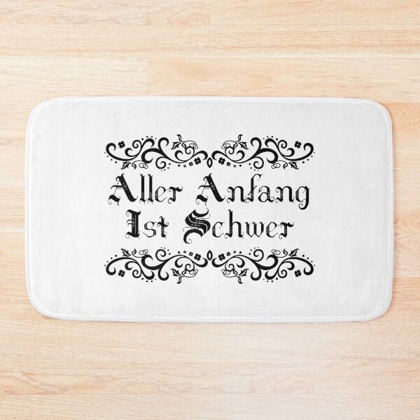 Artikelvorschau, Aller Anfang ist schwer - Aller Anfang ist schwer - Deutsche Sprüche entworfen und verkauft von JourneyCreative.
