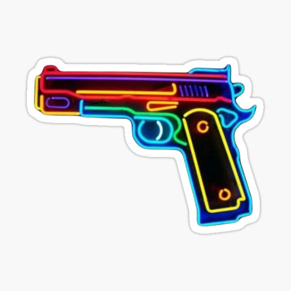 Vista previa del artículo con la obra «pistola láser», diseñado y vendido por NotBadShop.