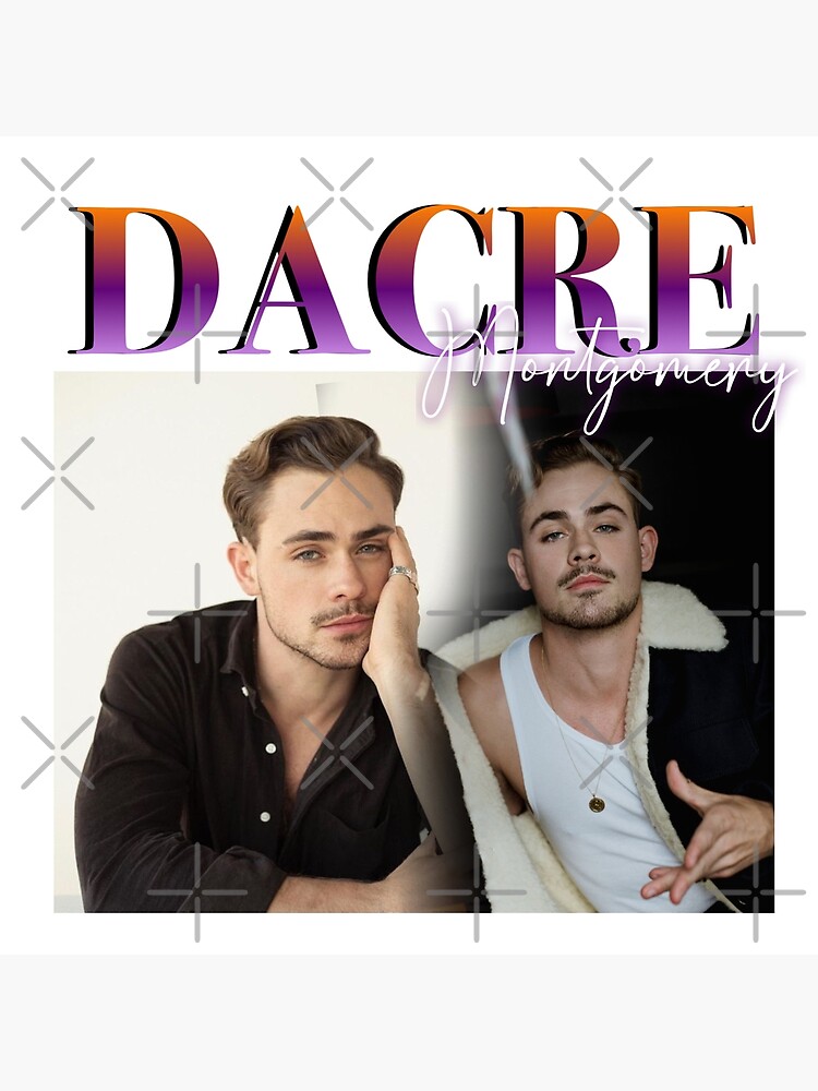 Lámina fotográfica «Diseño retro del cartel de los años 90 de Dacre