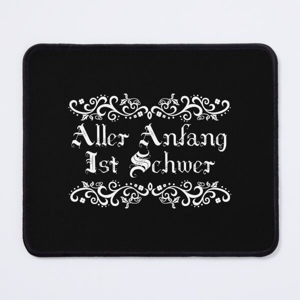 Artikelvorschau, Aller Anfang ist schwer - Aller Anfang ist schwer - Deutsche Sprüche entworfen und verkauft von JourneyCreative.