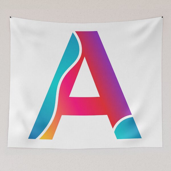 Item preview, Letter A Gradient Design designed and sold by NaveenNS.