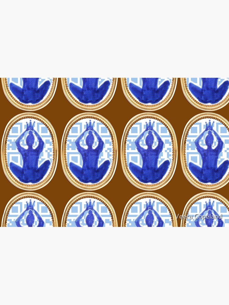 Good vibes yoga data matrix with pop art queen by veerapfaffli