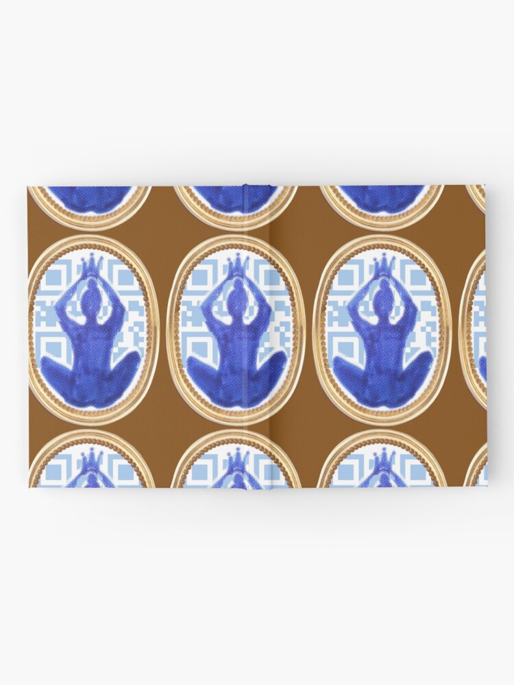 Alternate view of Good vibes yoga data matrix with pop art queen Hardcover Journal